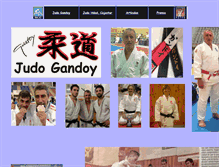 Tablet Screenshot of judogandoy.com